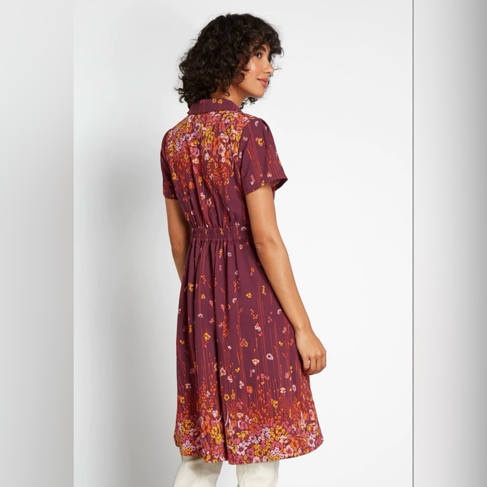 ModCloth Lively Identity Short Sleeve Dress - S - NWOT